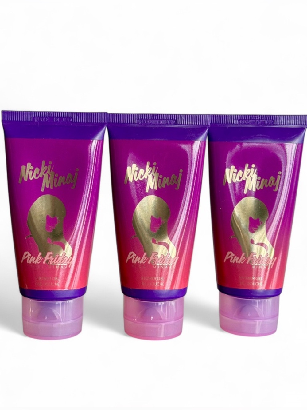 🟢3/$25 ✨3x Nicki Minaj Pink Friday Scented Body Wash 50mL New Never used